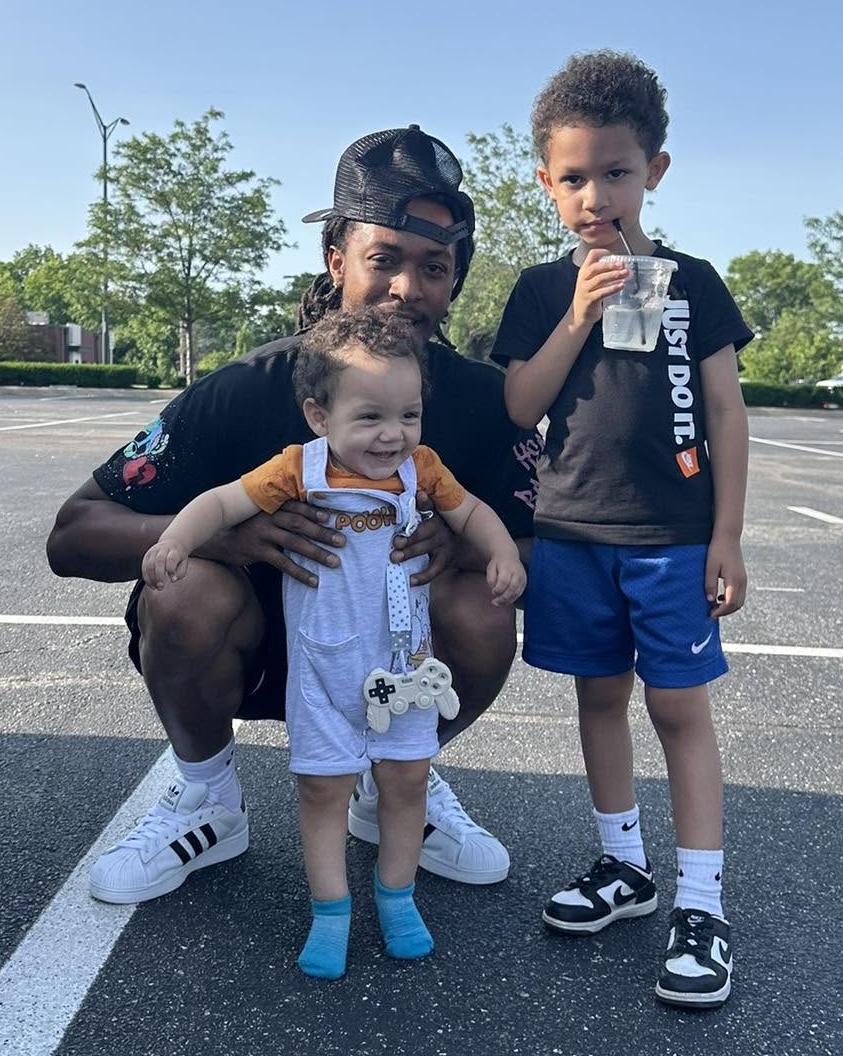 JP Brown and his children