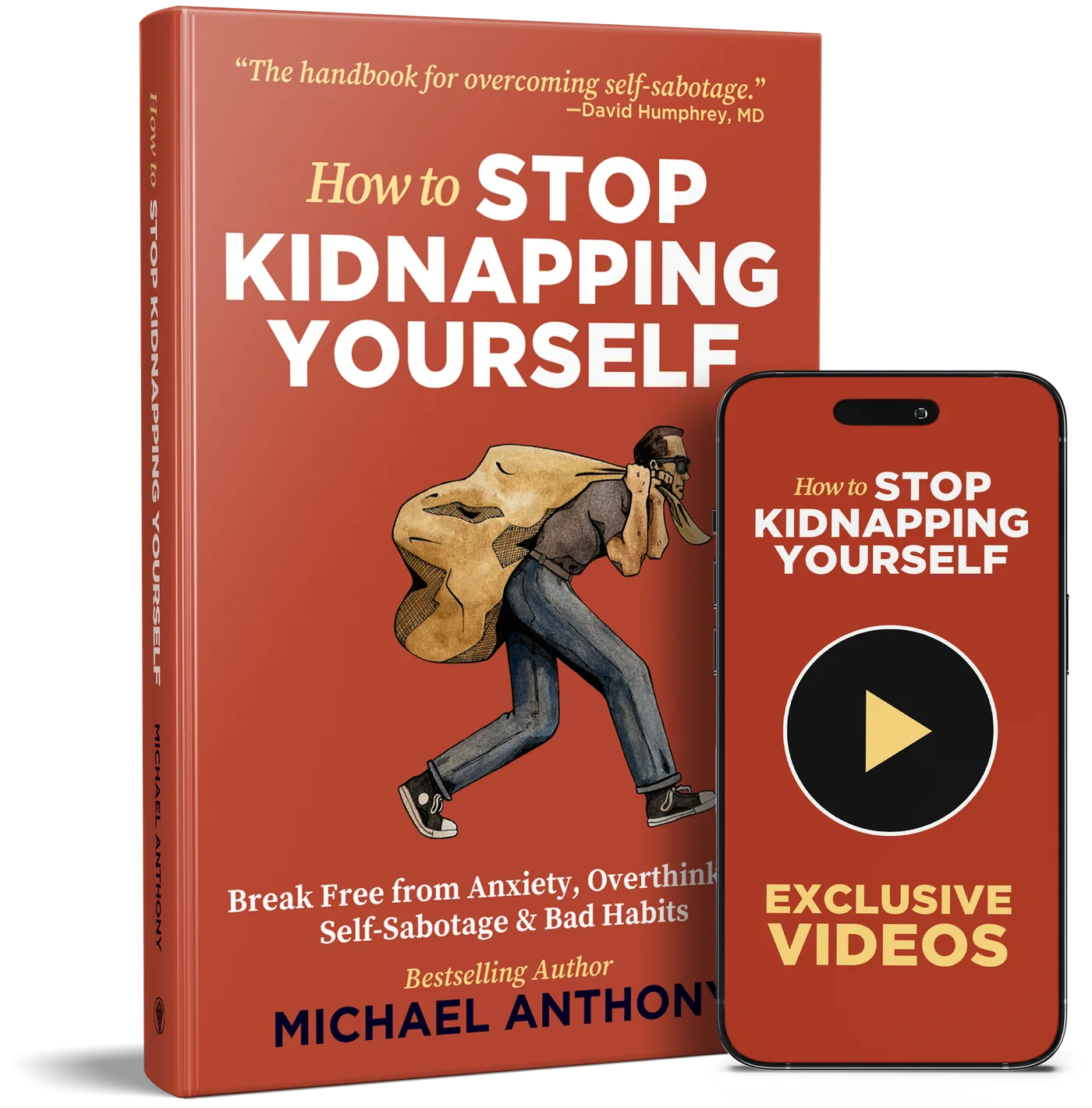 How to Stop Kidnapping Yourself book mockup