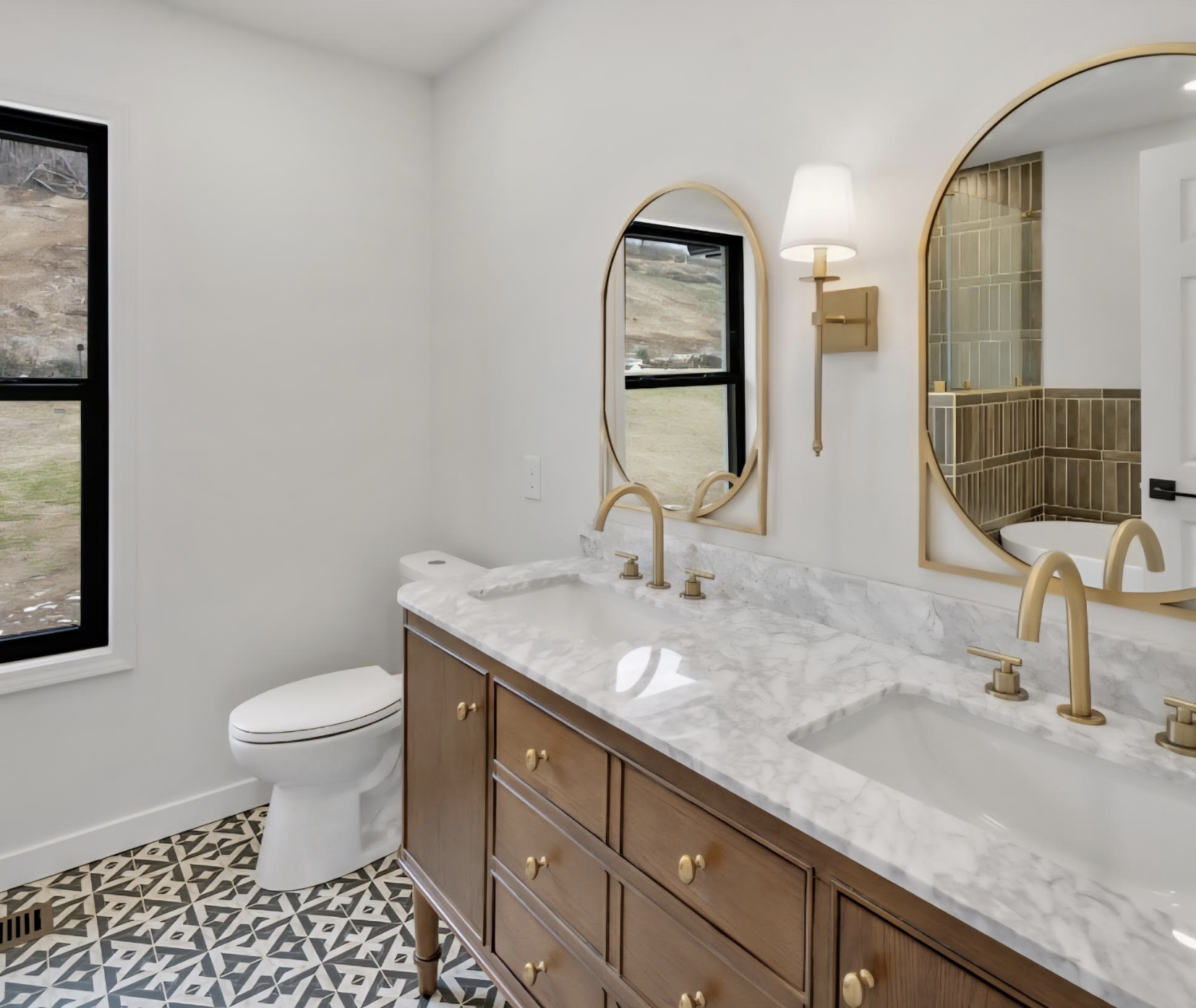 Luxury Master Bath Remodel project completed in Lewisburg, TN by C & X Construction