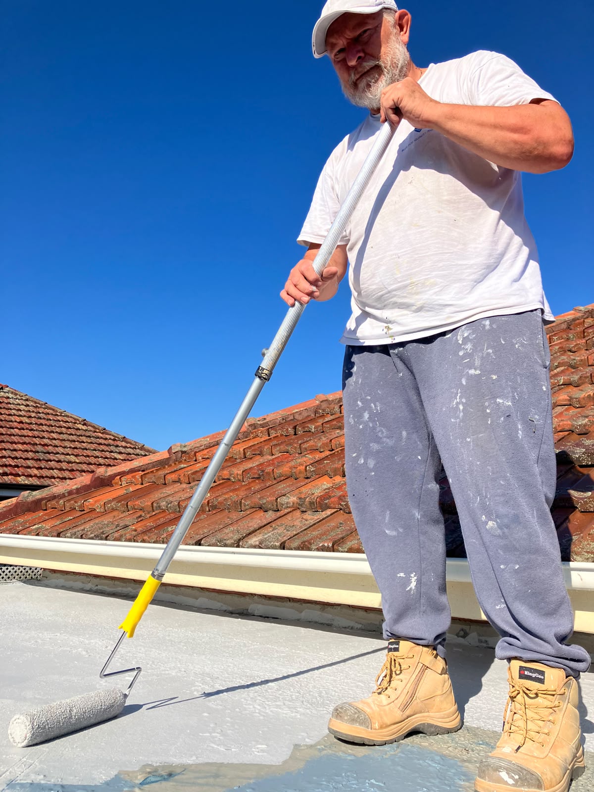Dominex roof painting project in Sydney