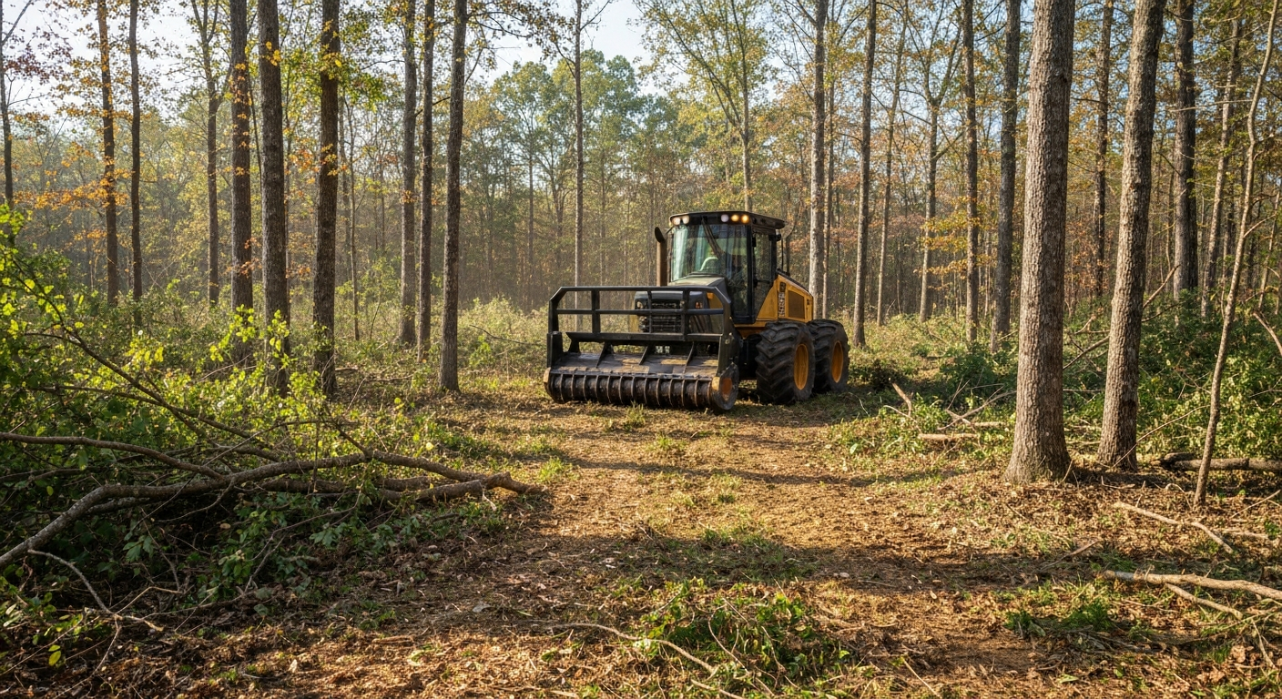 Hunting Property Improvements in Middle Tennessee - Over the Edge Forestry Mulching