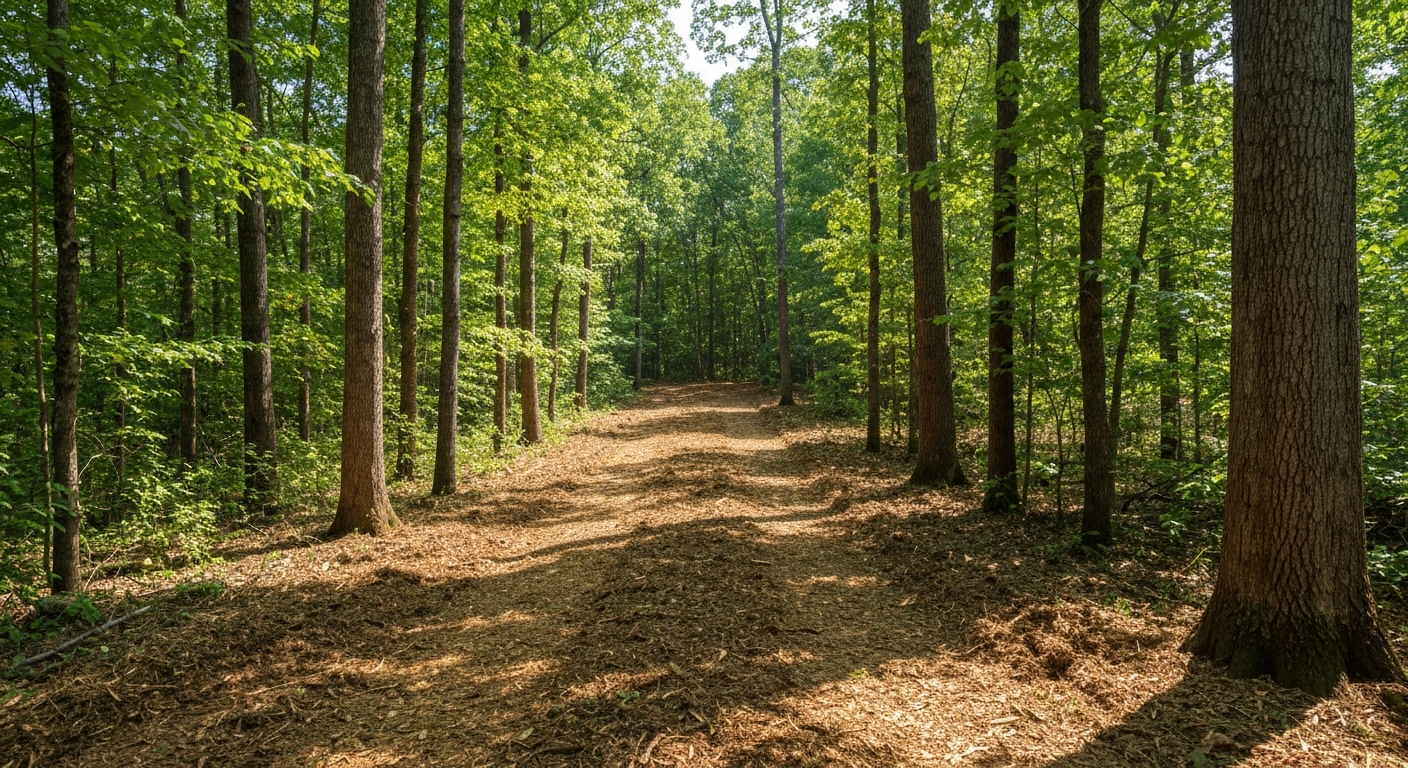 Driveway Clearing in Middle Tennessee - Over the Edge Forestry Mulching