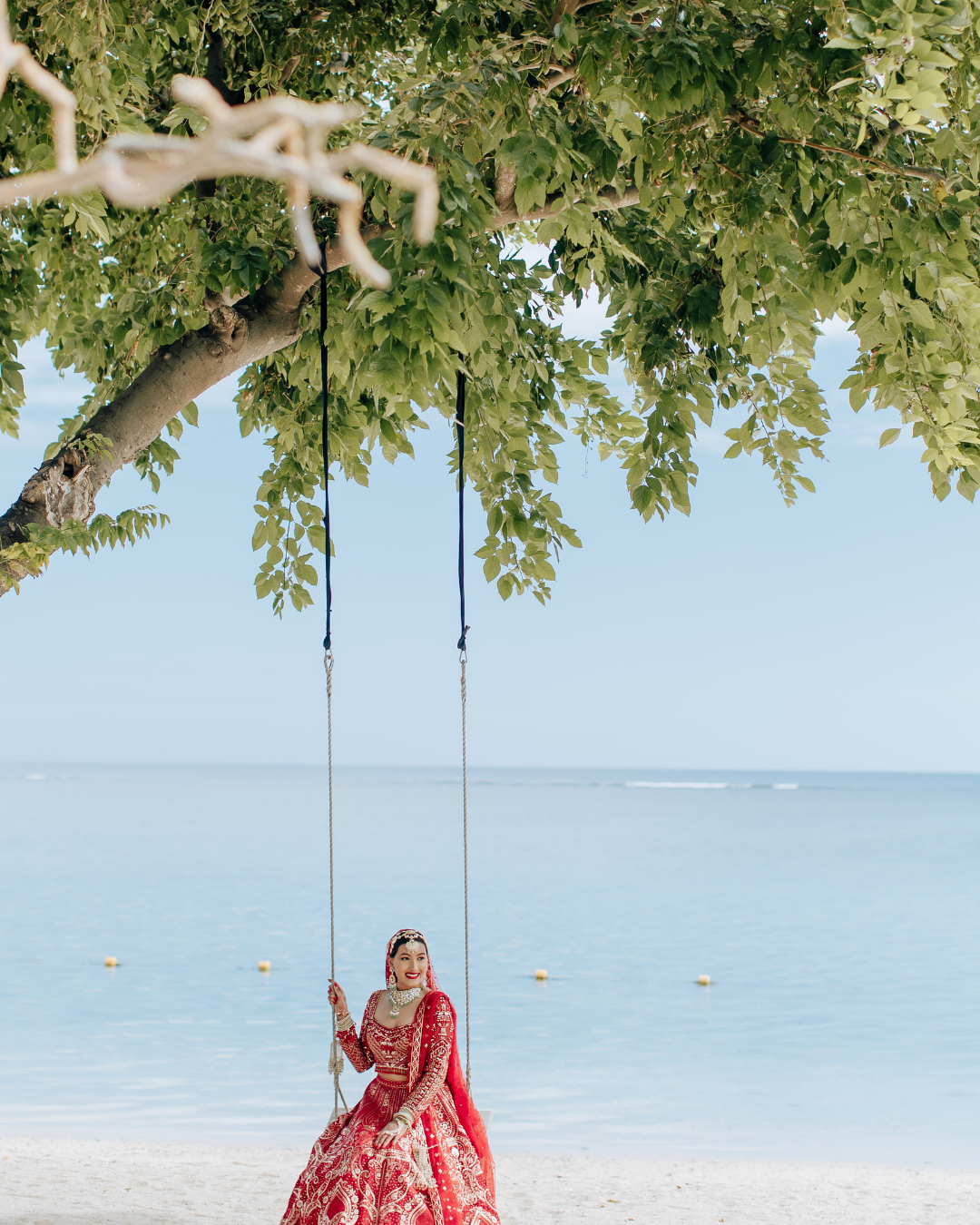 Bride on Swing