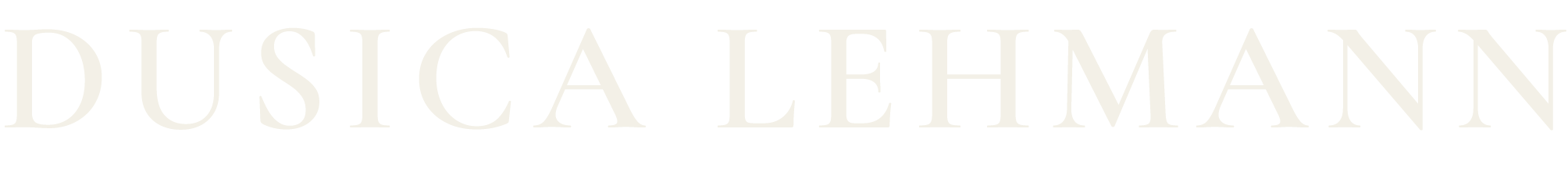 Dusica Lehmann