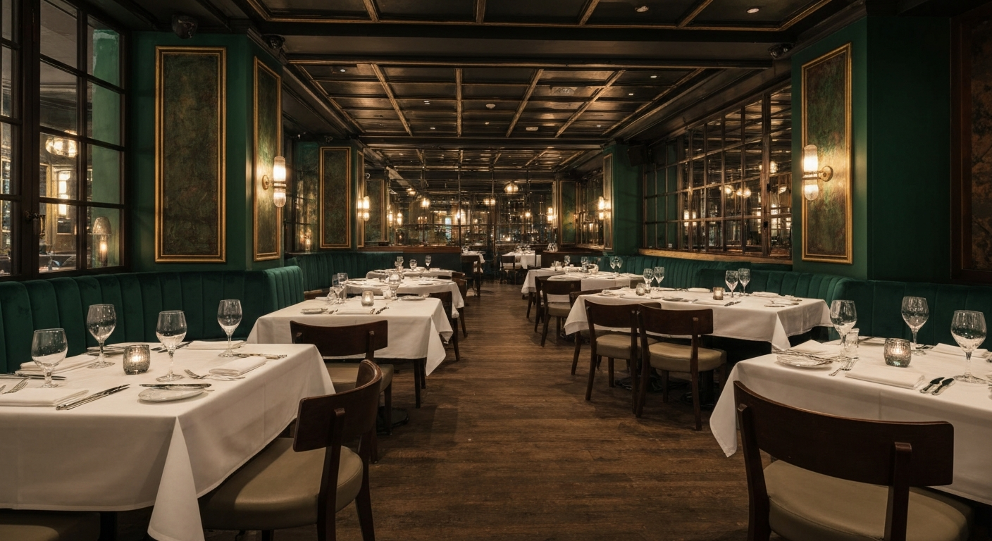 Restaurant painting showcase