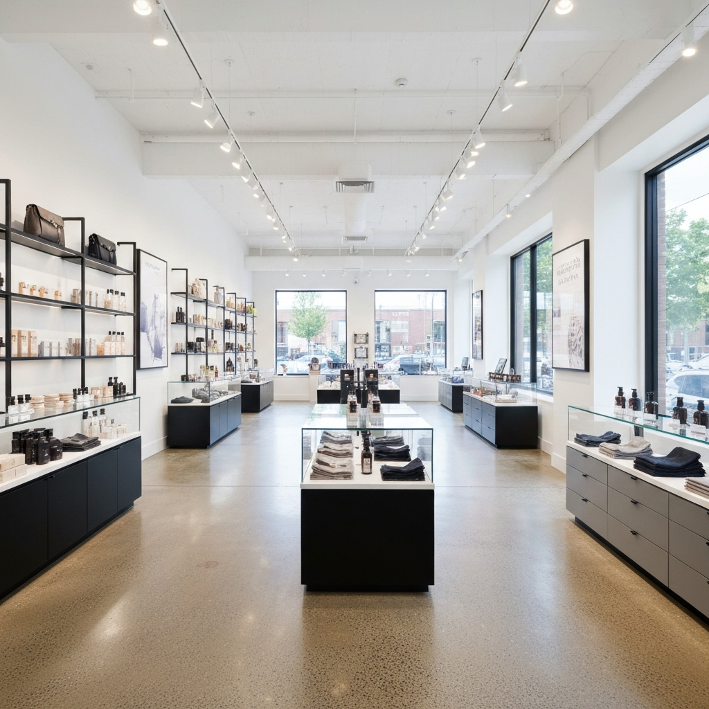 Retail painting showcase