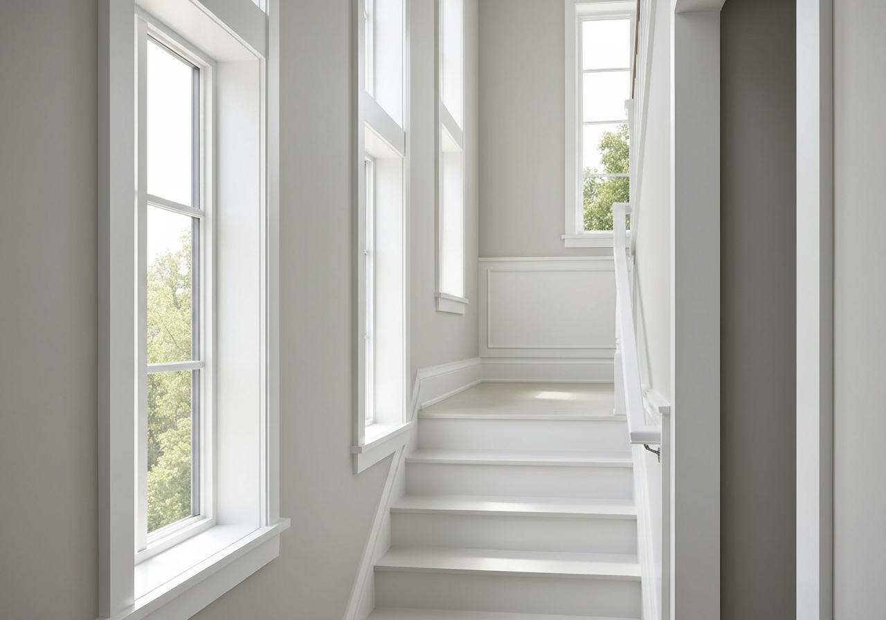 Modern hallway refresh in Seattle