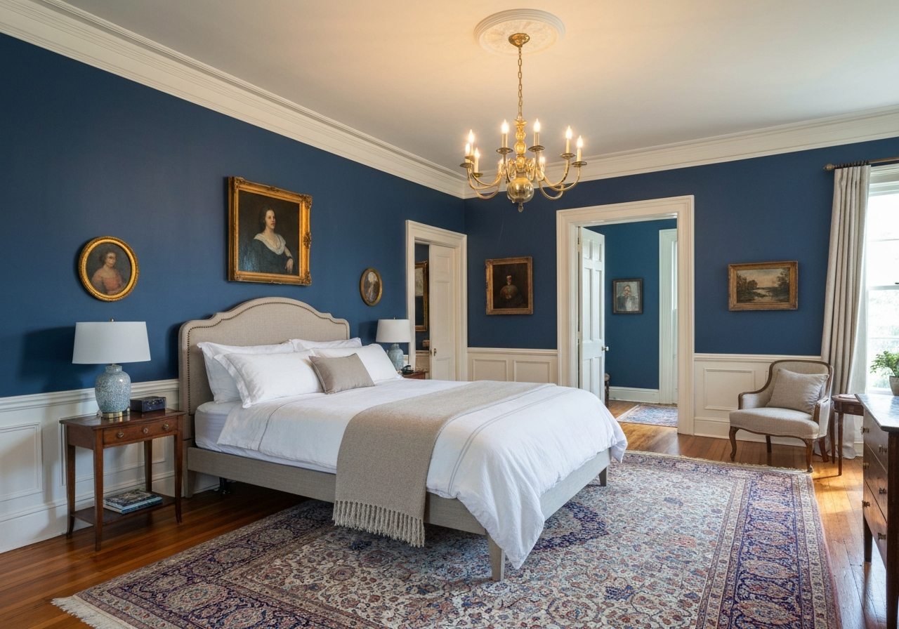 Master bedroom painting in Gresham historic neighborhood