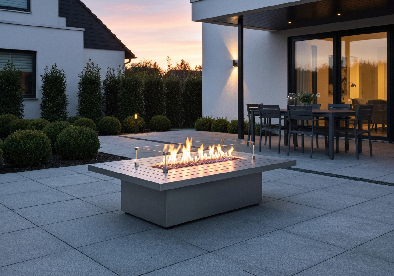 Gas and propane fire features