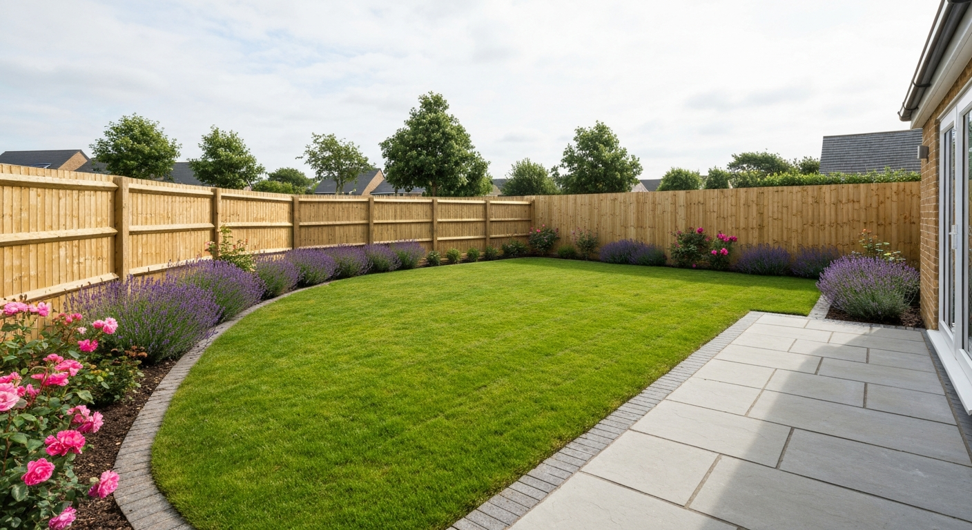 Completed fencing project in London, Ontario