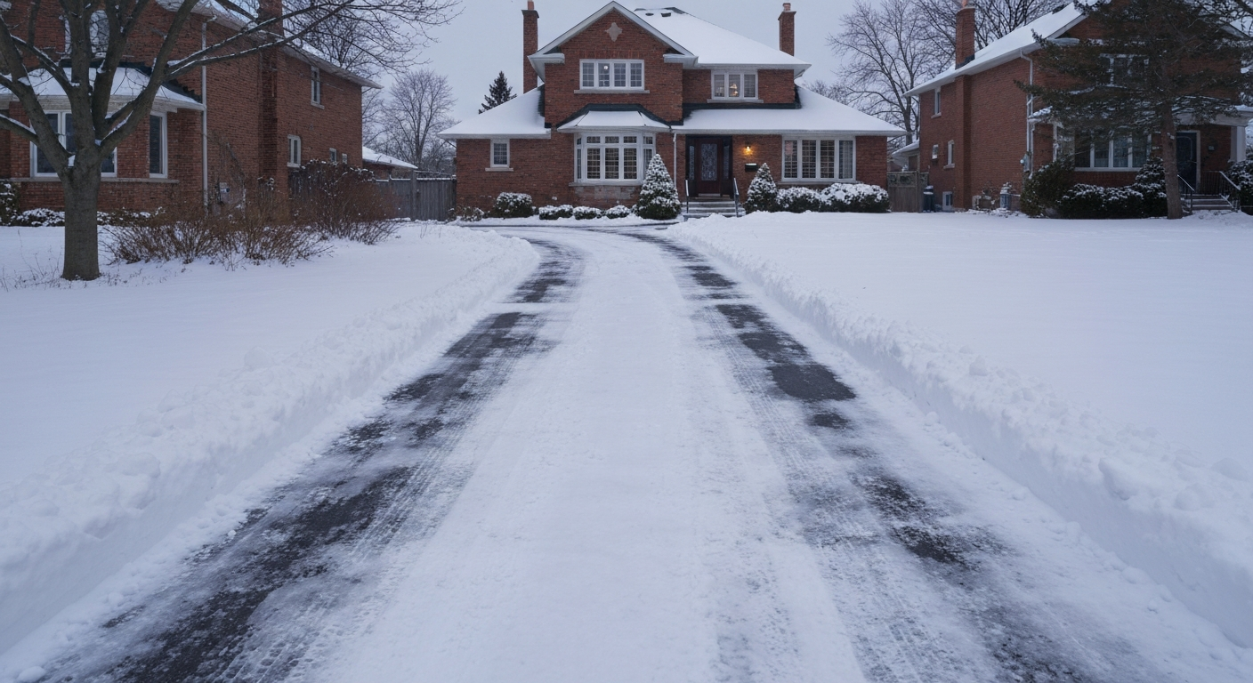 Snow removal service in London, Ontario