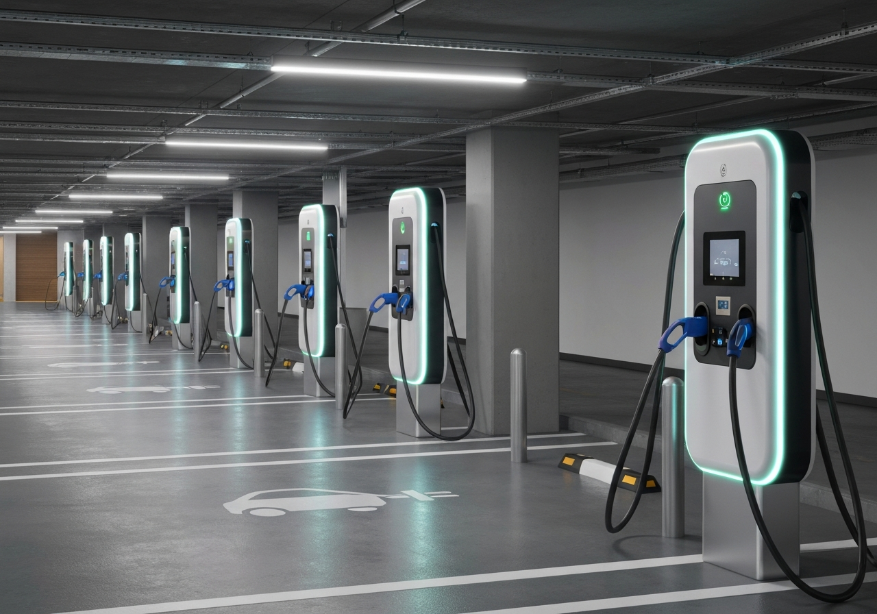 Installation borne de recharge copropriété