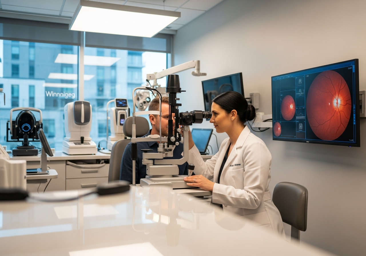 Comprehensive Eye Examinations - Bani Optical Eyewear Winnipeg