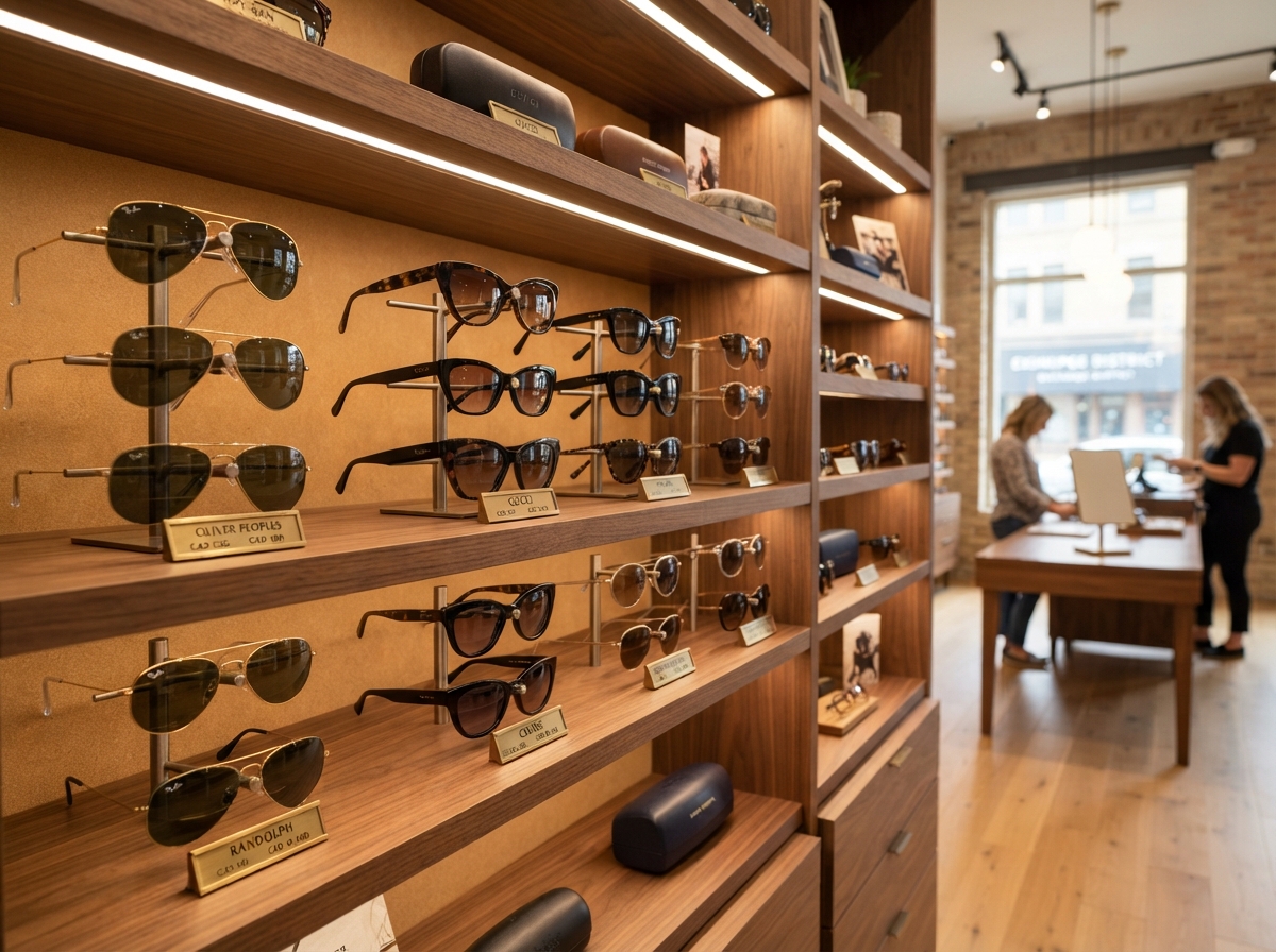 Designer sunglasses at Bani Optical Eyewear Winnipeg