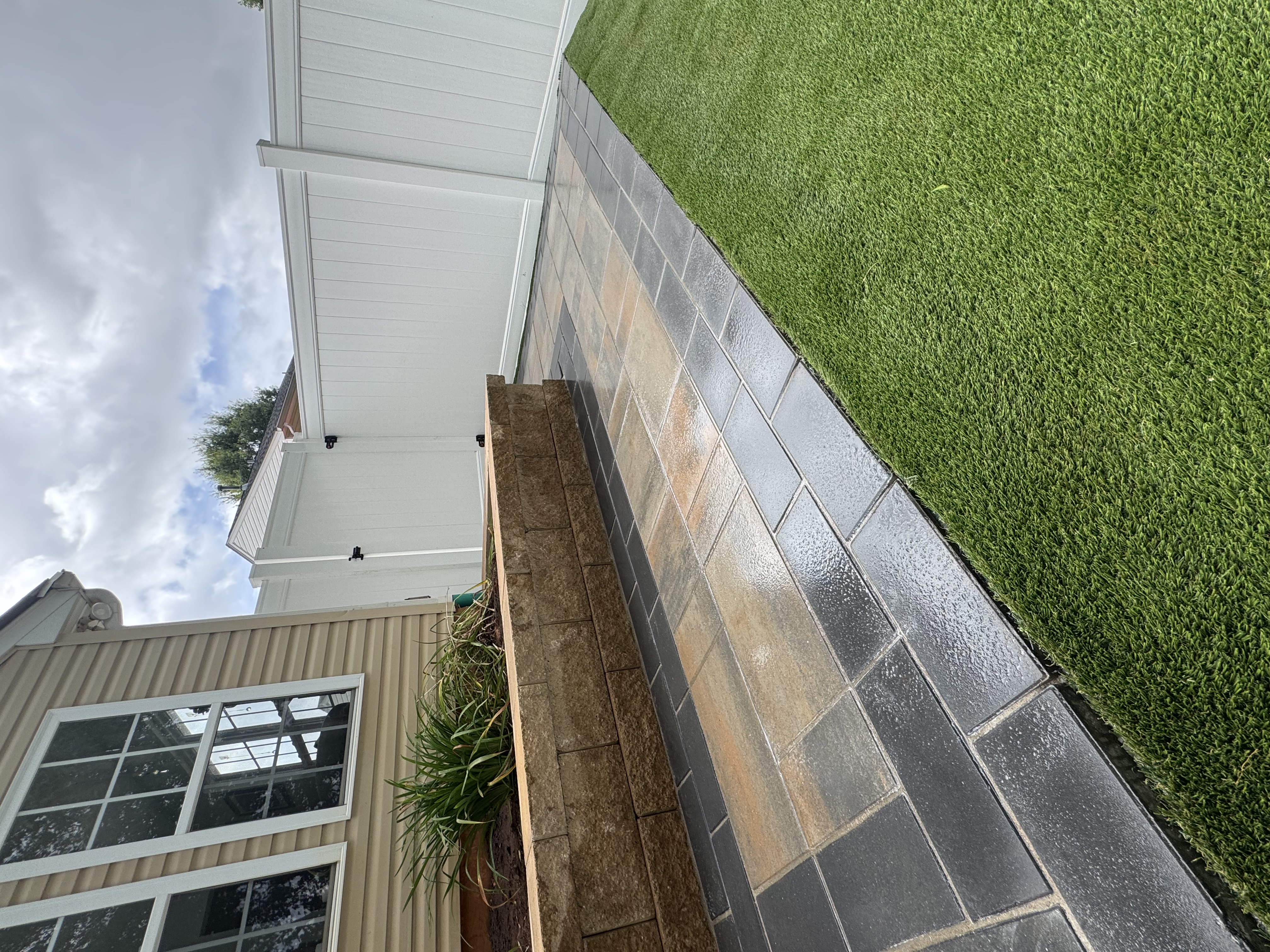 Paver Walkway & Wall