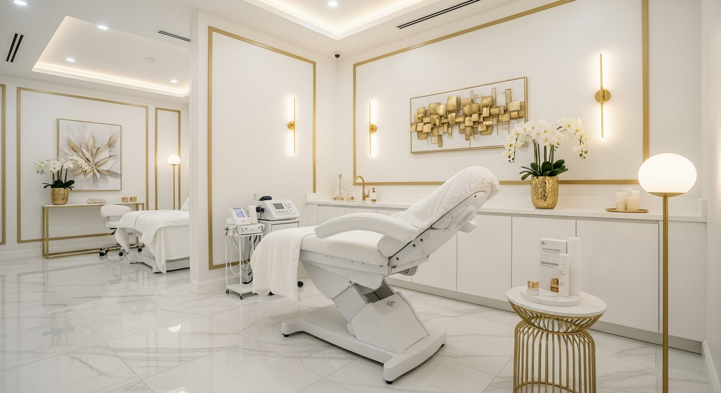 Luxury med spa interior