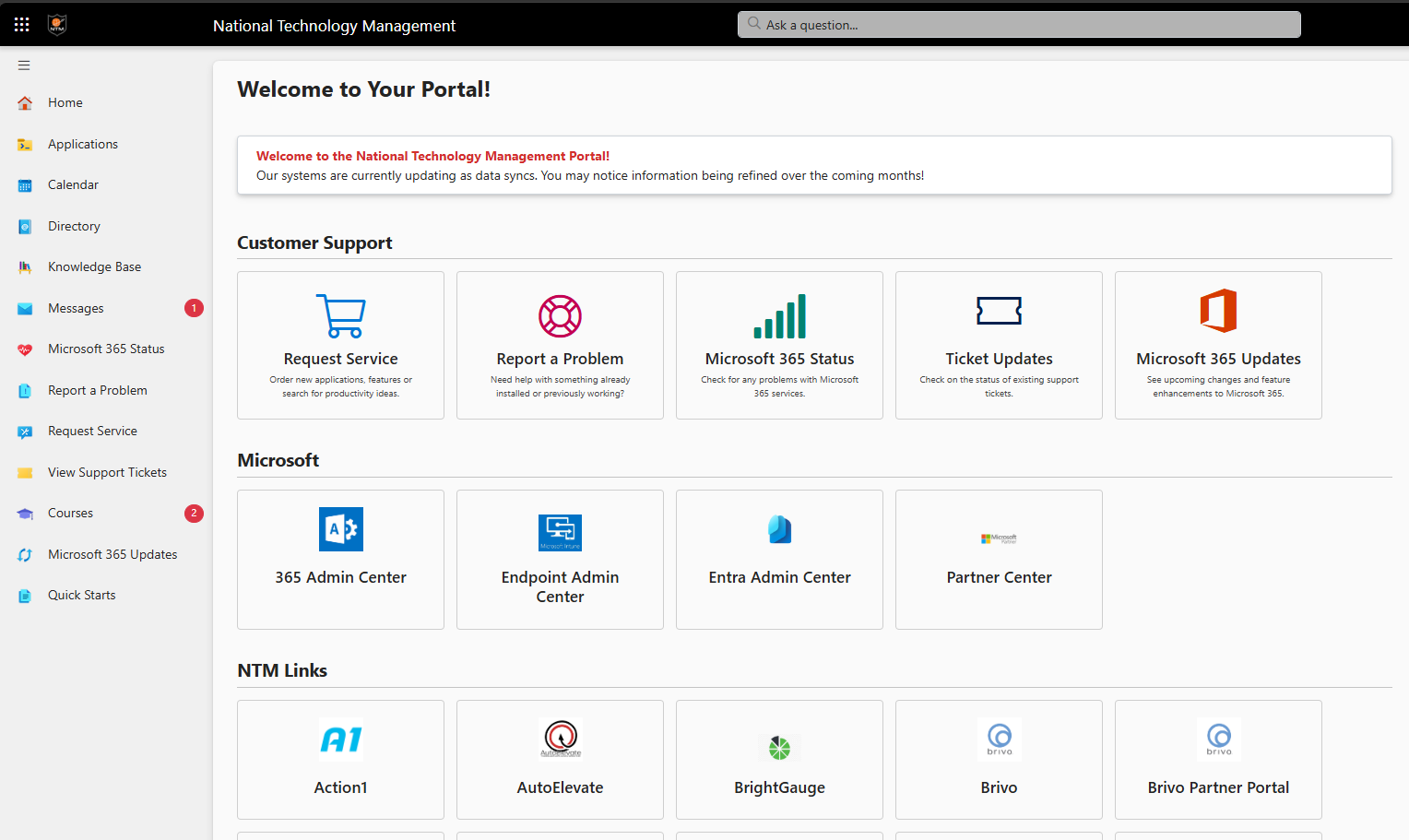 Portal Screenshot