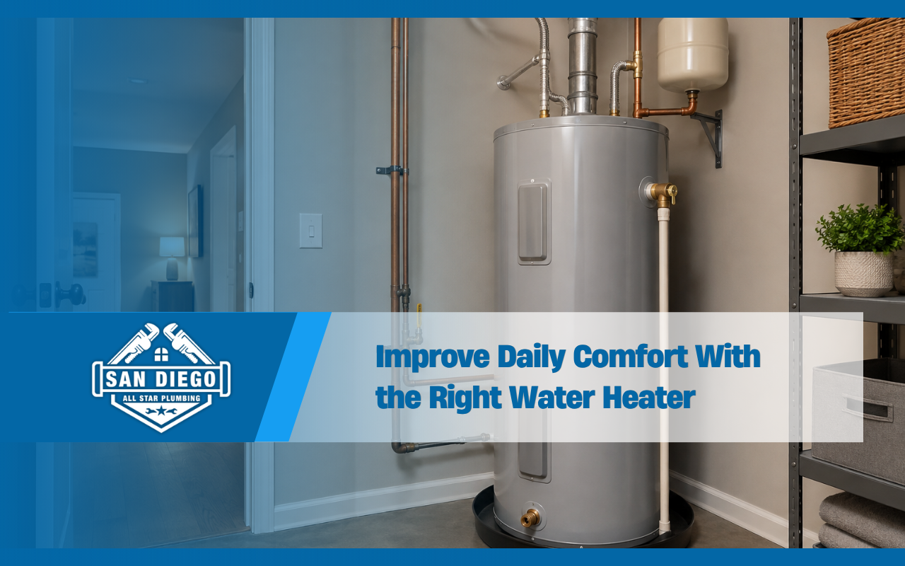 Water heater installed to support reliable home comfort