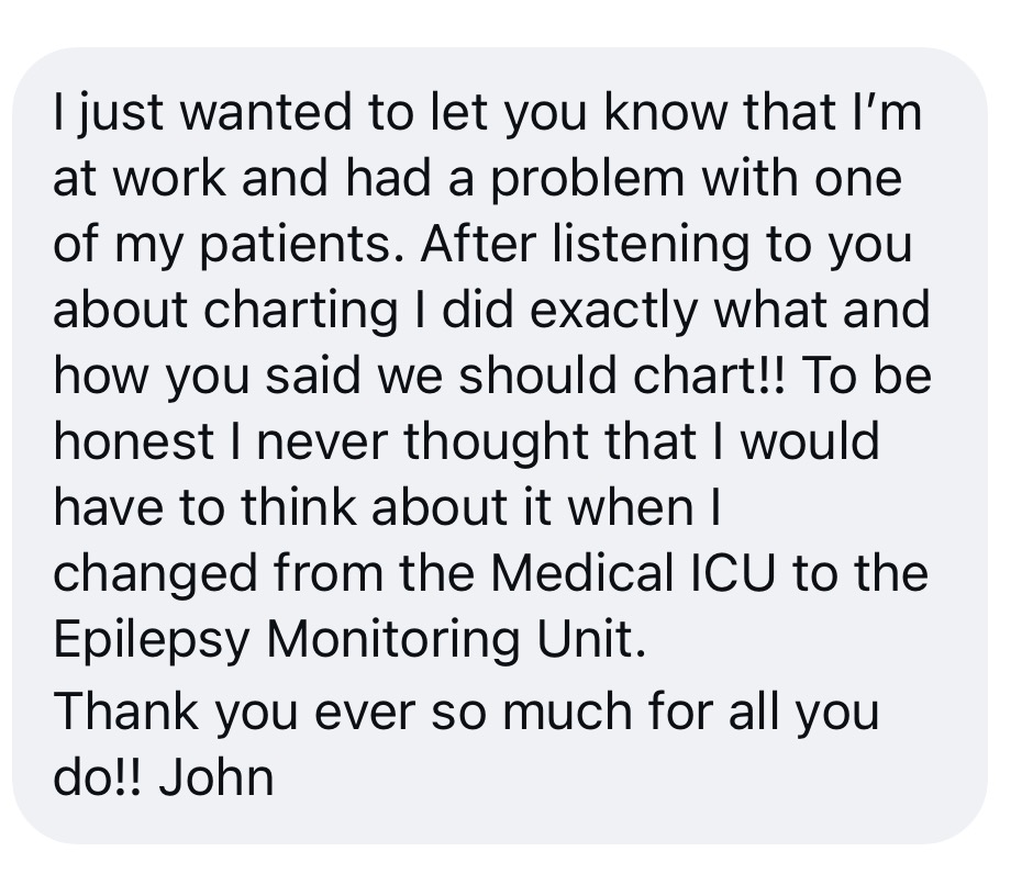 Reader testimonial 9