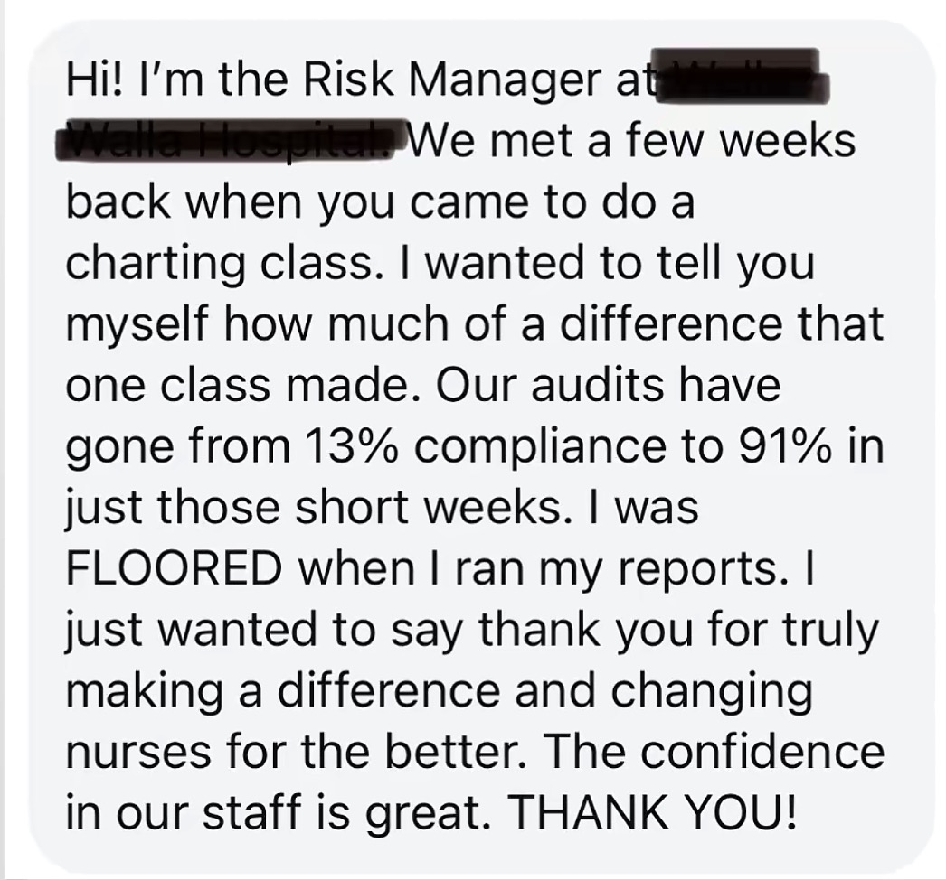 Reader testimonial 8