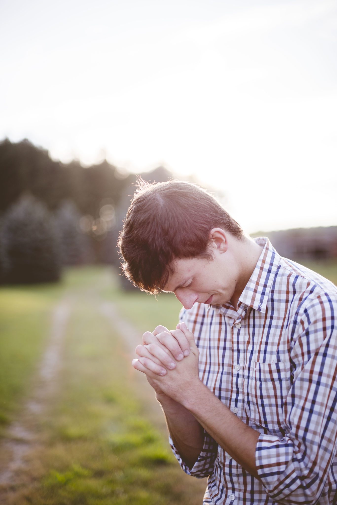 Boy praying