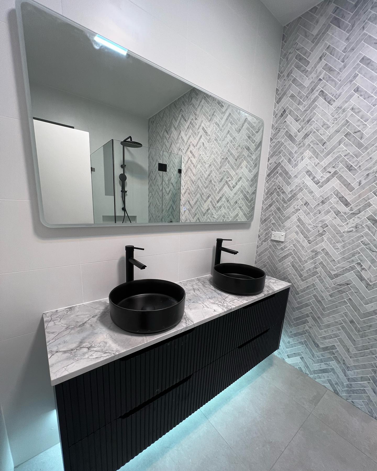 A Luxury Master Ensuite with Custom Joinery