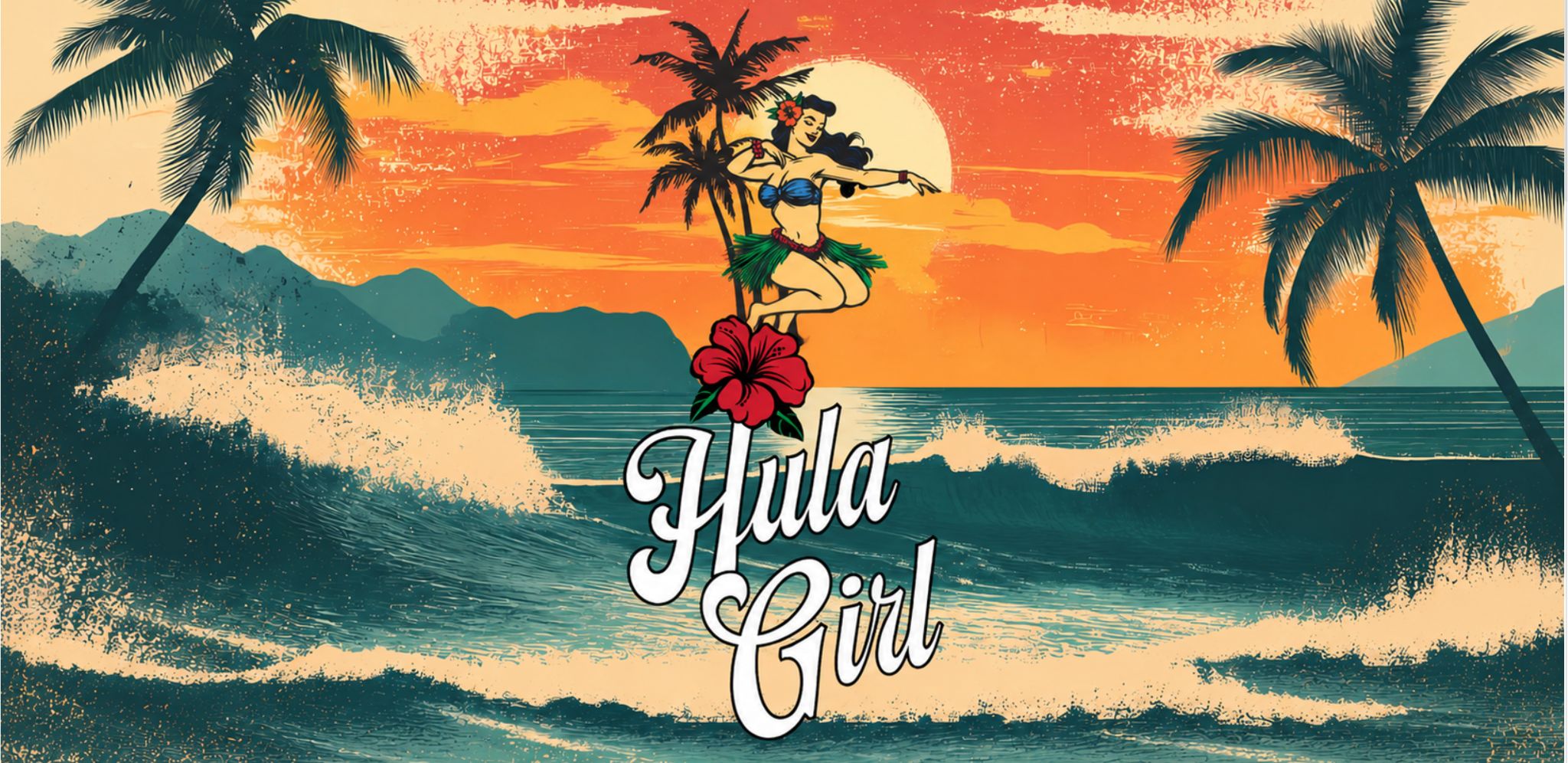 Hula Girl Pool Care & Services logo