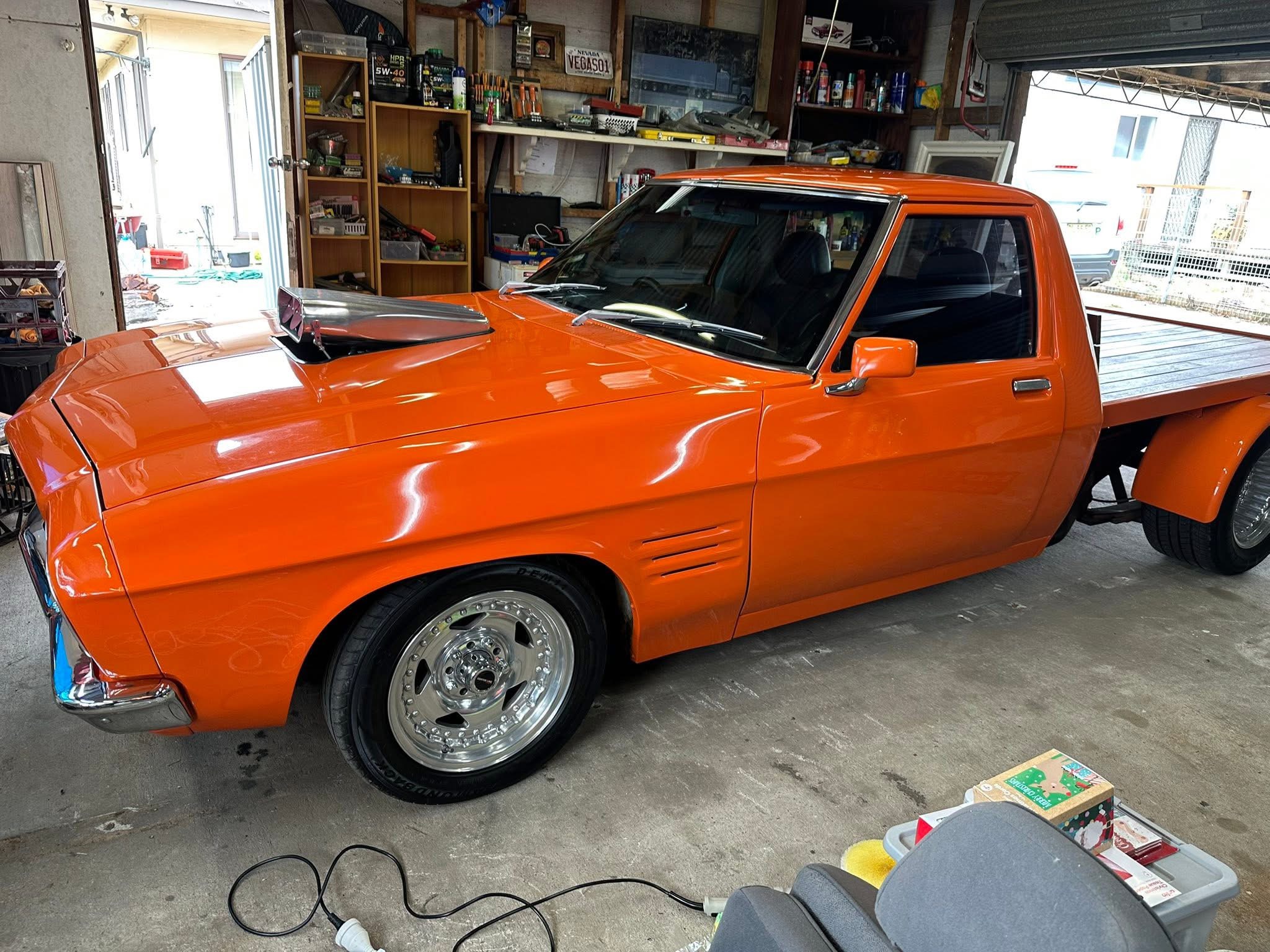 After Orange classic Holden side profile
