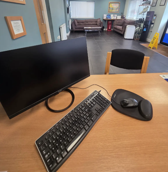Clean commercial workspace prepared by Eco Clean Exeter.