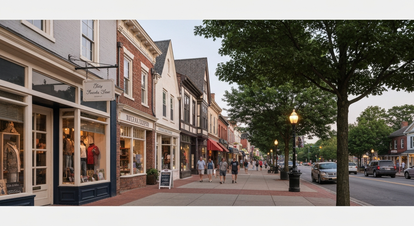 West Chester vs Phoenixville PA comparison with walkable Chester County borough downtown streetscape and historic character