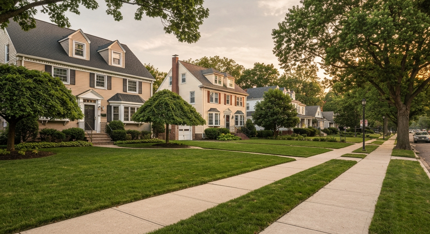 Buying or selling a home in Media PA with established Delaware County residential street and neighborhood homes