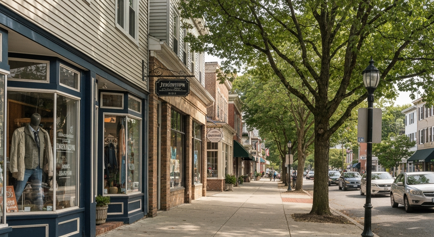 Pros and cons of living in Jenkintown PA with walkable Montgomery County borough streetscape and neighborhood character