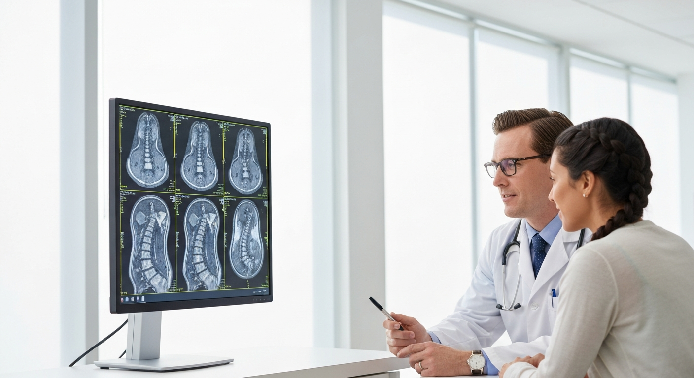 Doctor and patient consultation