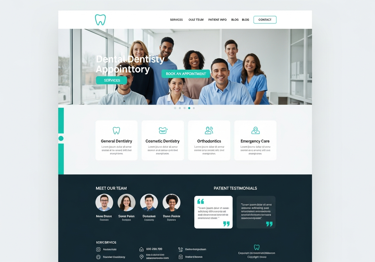 Dental Clinic Website Design