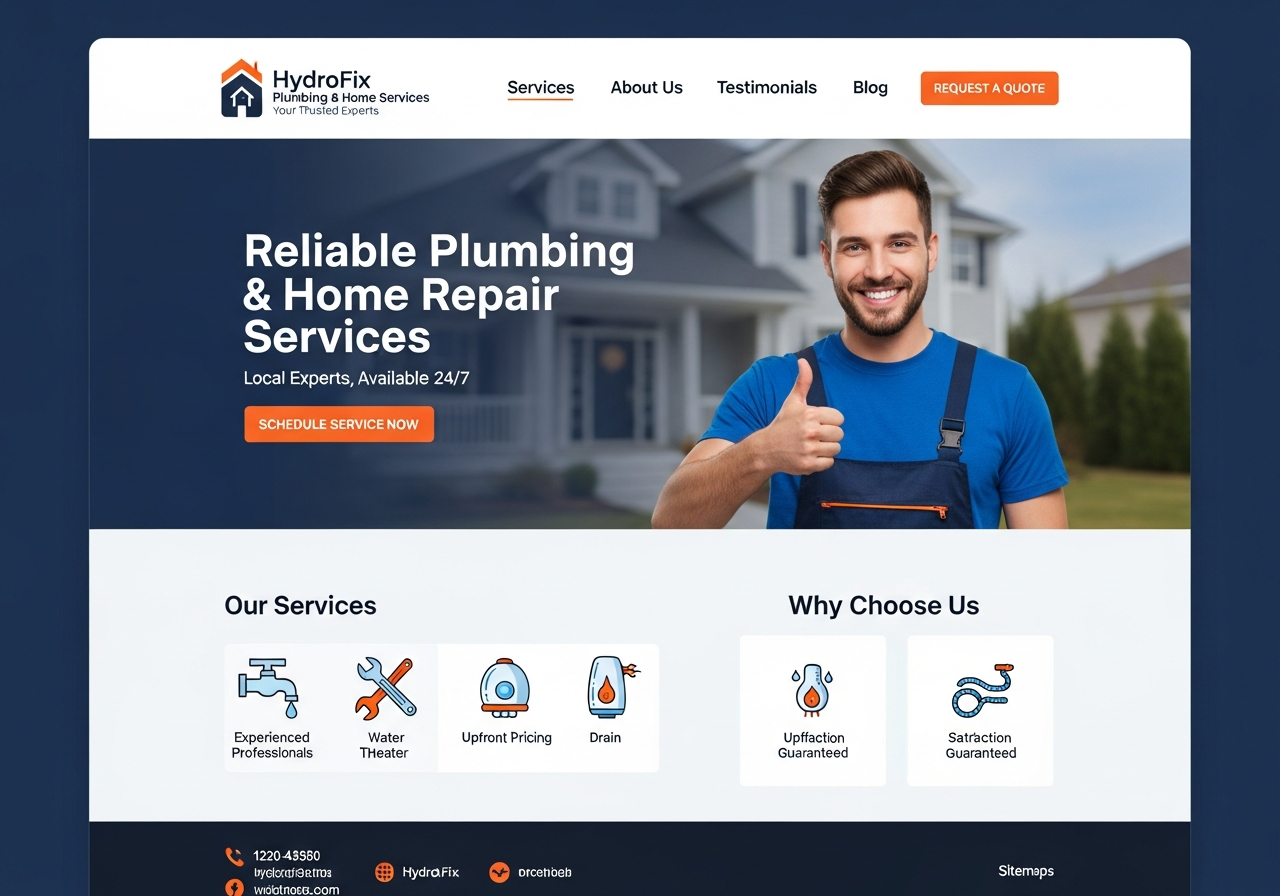 Plumber Website Design