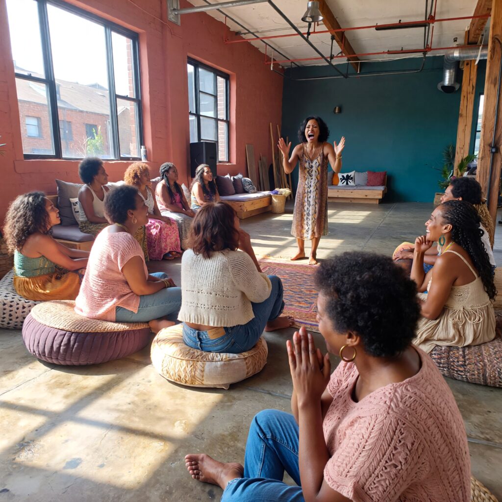 Women circle