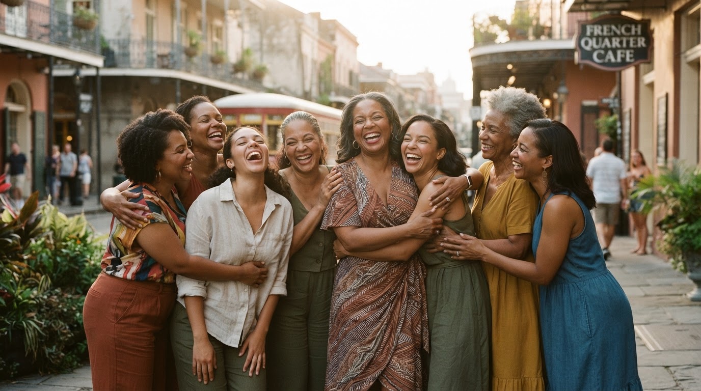 Black women in sisterhood at Roots of Healing Wellness