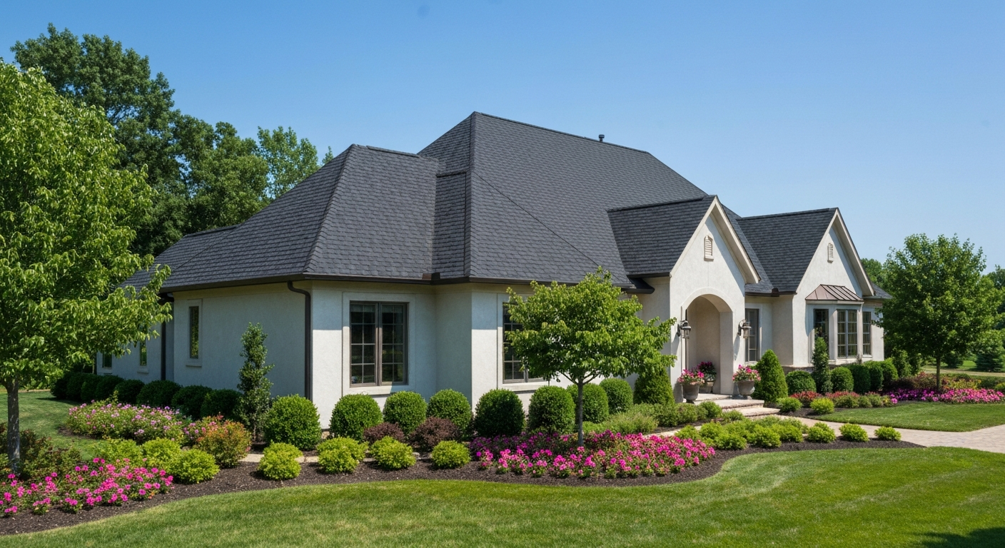 Beautiful residential roof