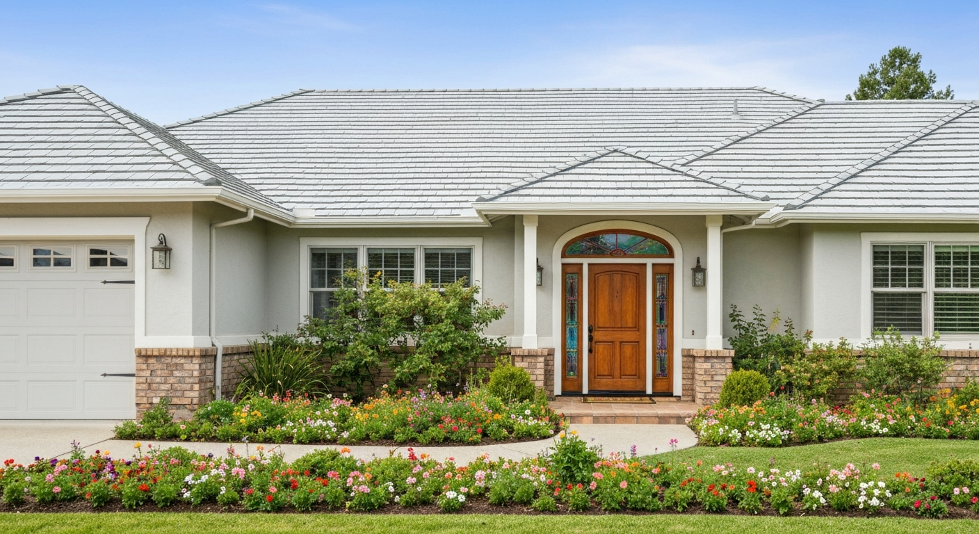 Beautiful home exterior