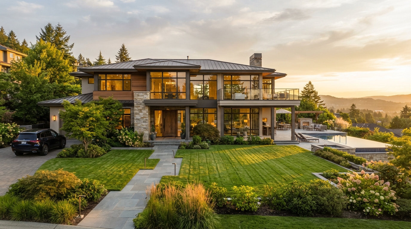 Luxury home exterior