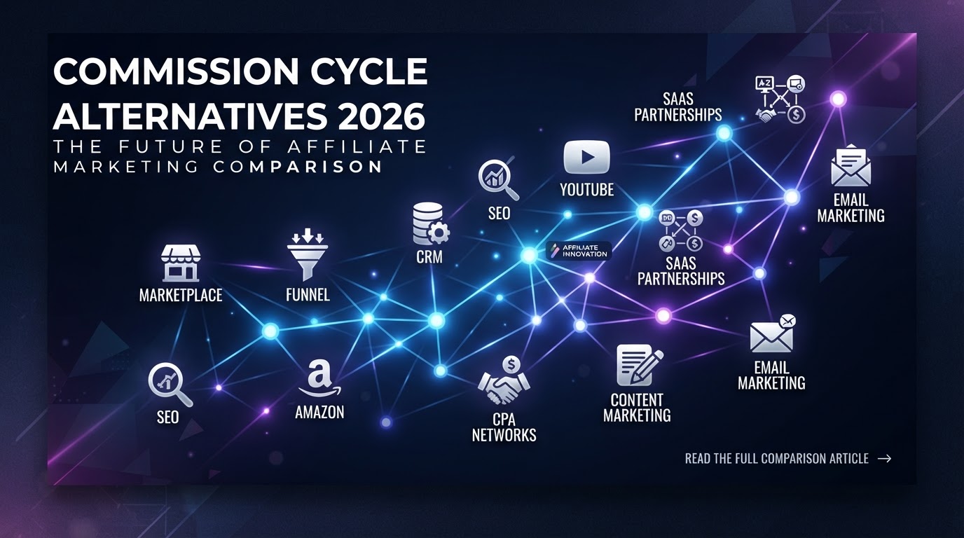 Commission Cycle Alternatives 2026: 10 Affiliate Marketing Options to Consider