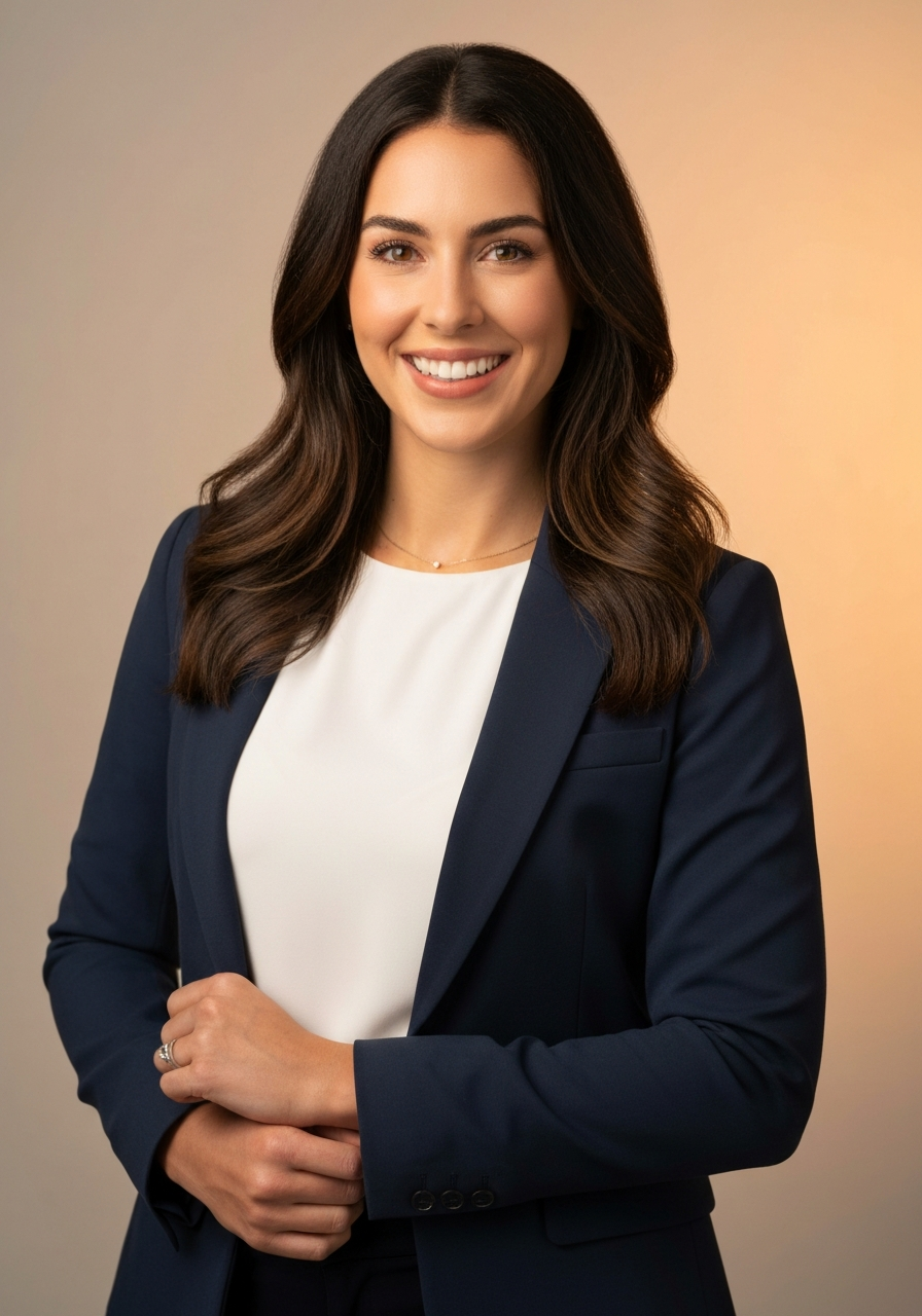 Professional studio headshot session