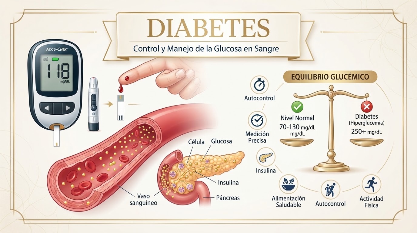 Control de glucosa en sangre y manejo de la diabetes en Melilla