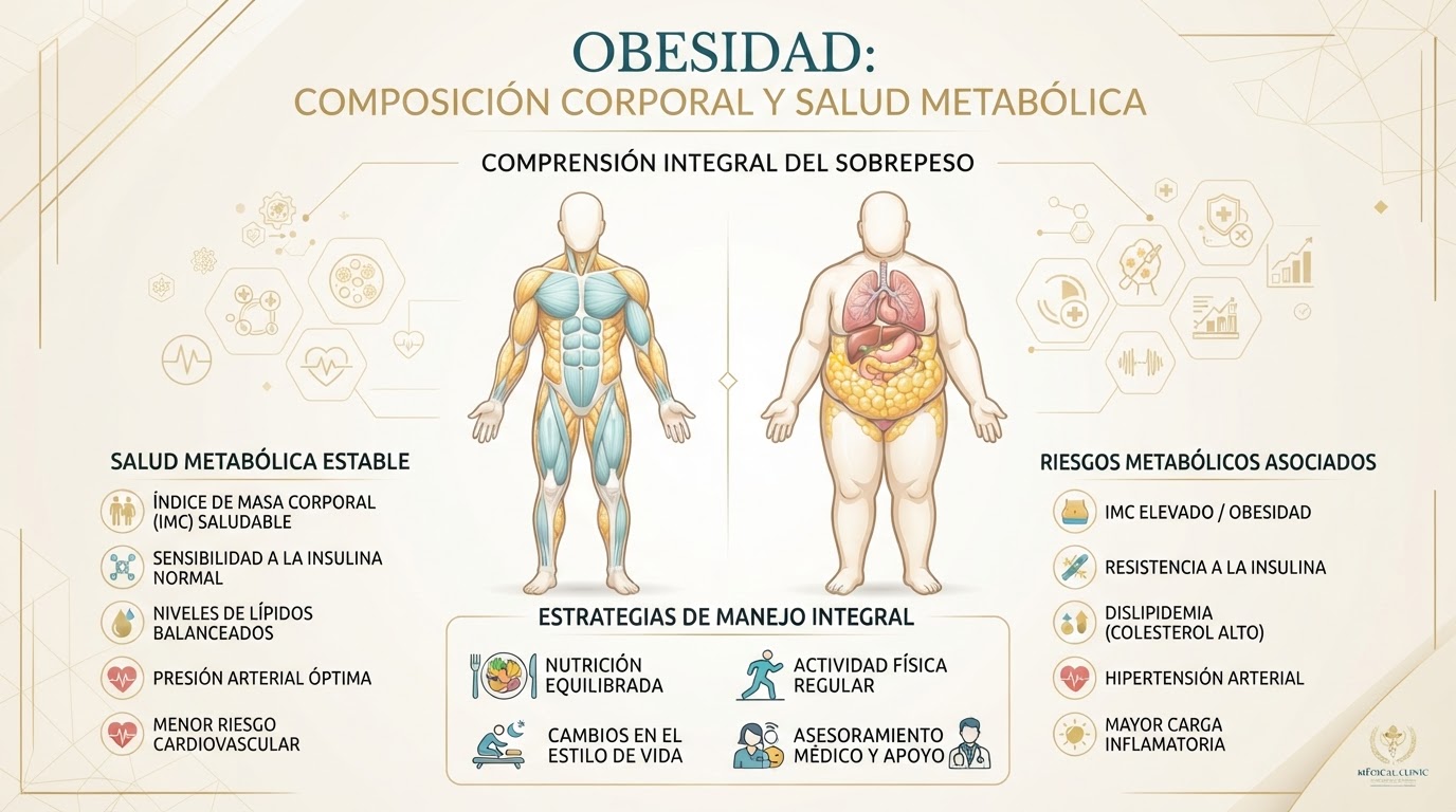 Composición corporal y salud metabólica, tratamiento médico de la obesidad en Melilla