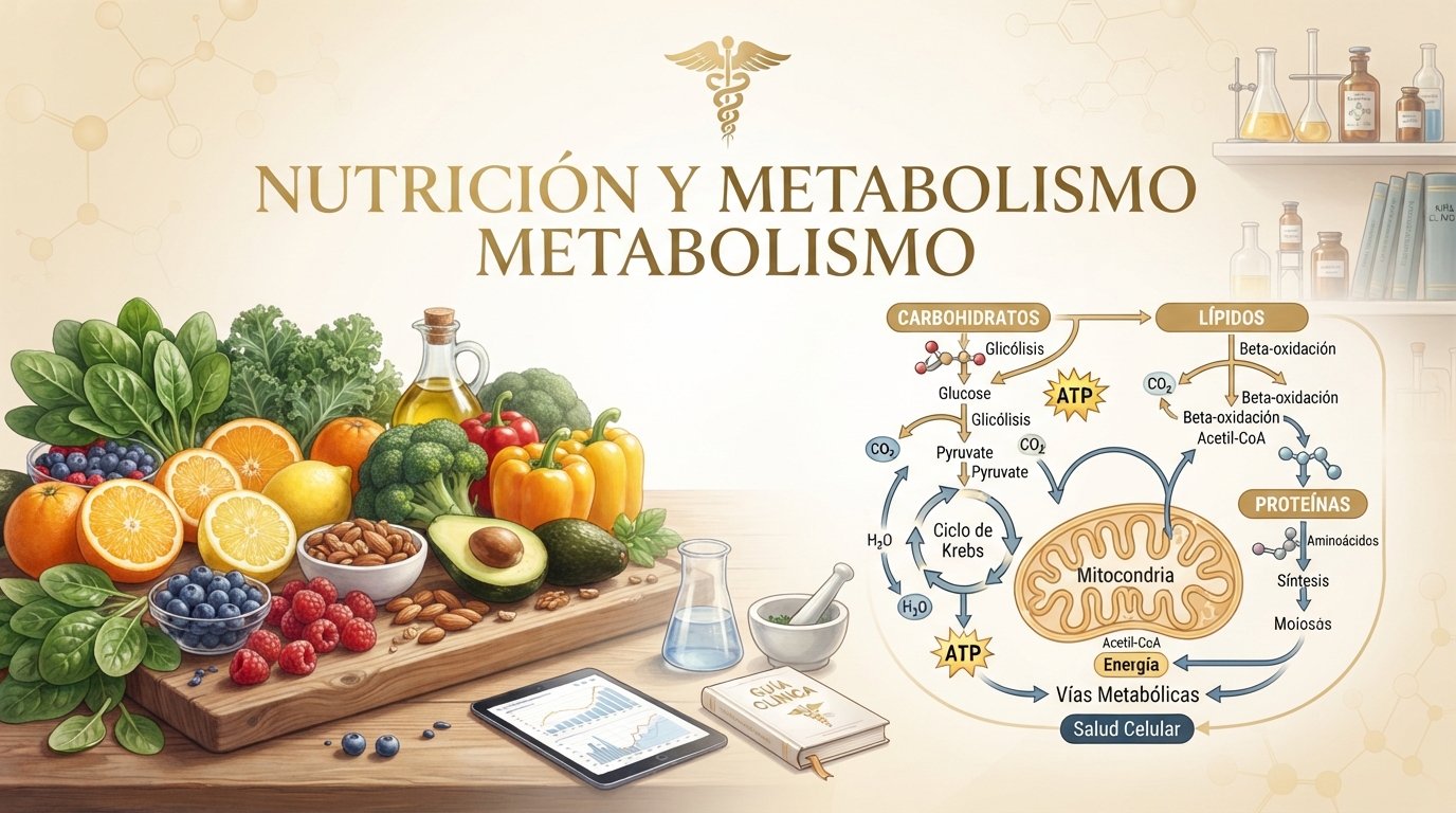 Alimentación saludable con verduras y frutas frescas, nutrición y metabolismo en Melilla