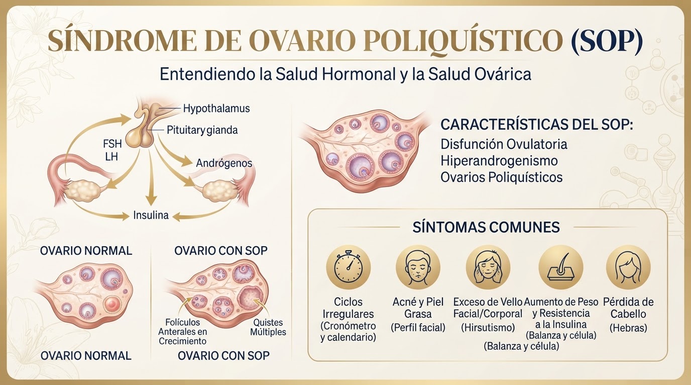Salud hormonal femenina y ovario, síndrome de ovario poliquístico en Melilla