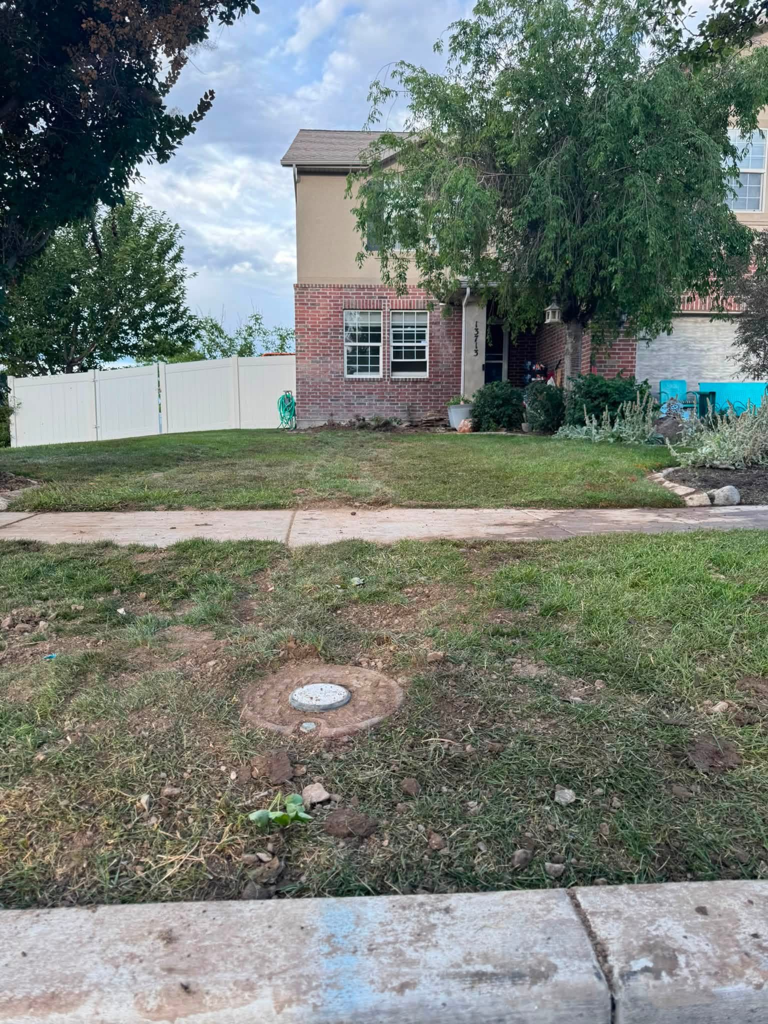 After Trenching and Repiping