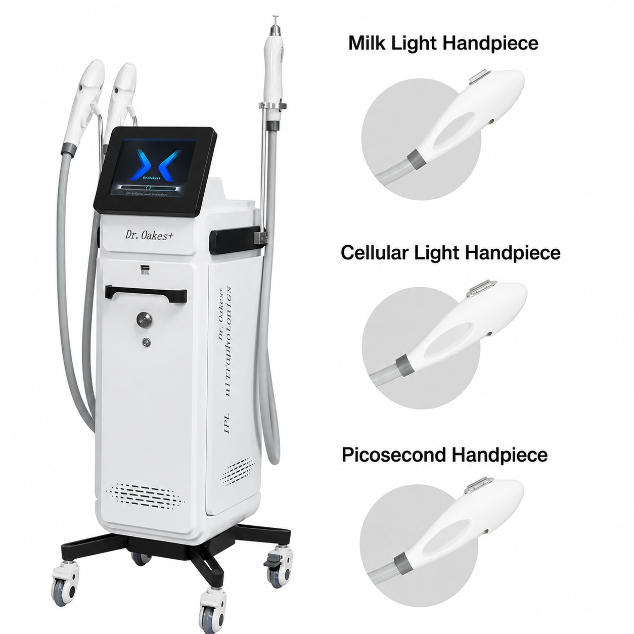 Dr. Oakes+ Laser Machine with handpieces