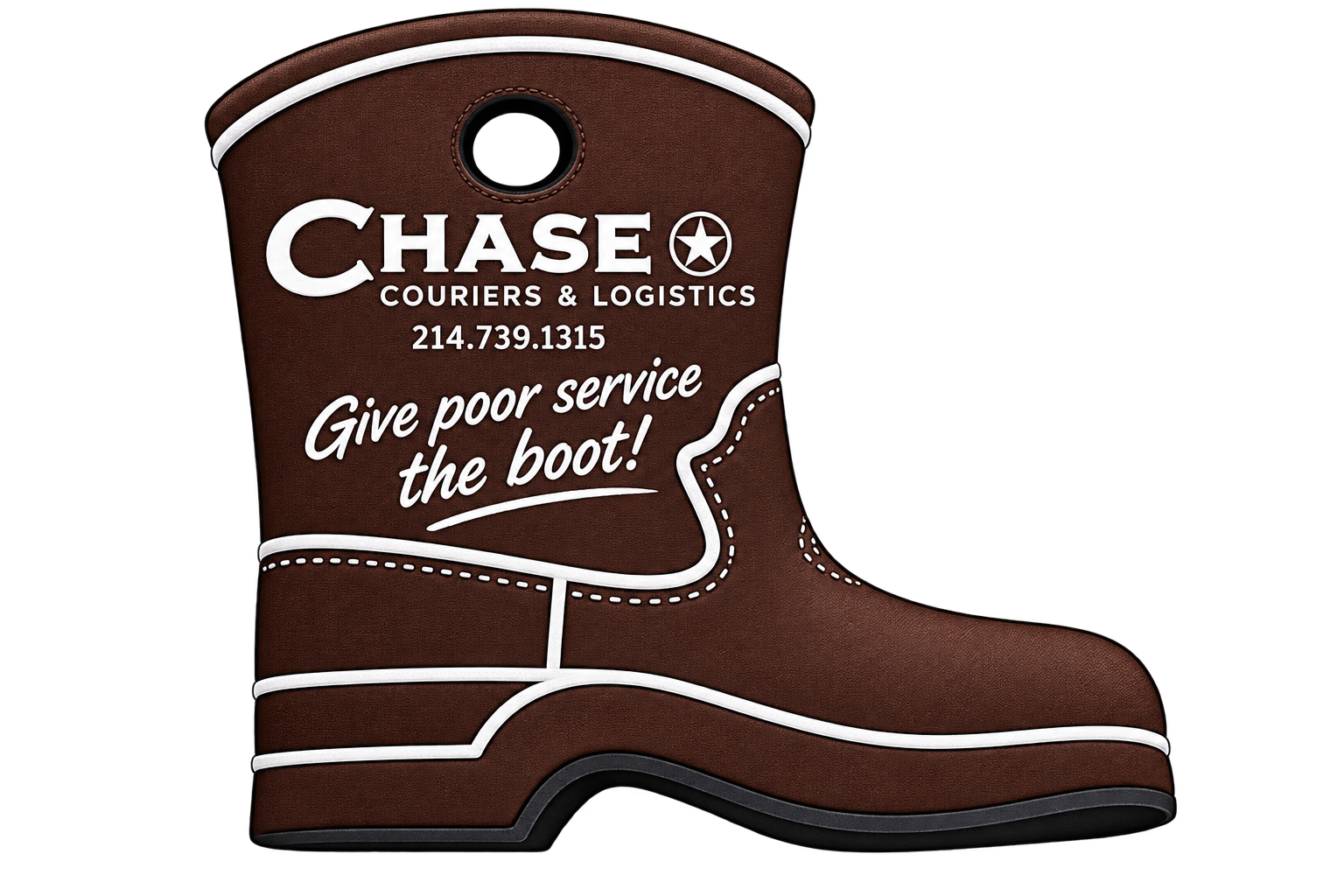 Chase Couriers & Logistics — Give poor service the boot!