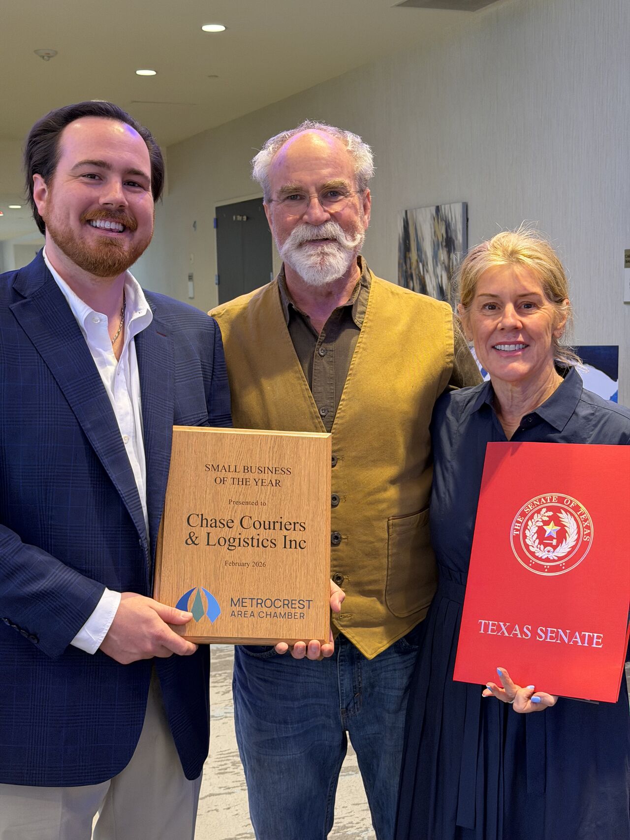 Chase Couriers Small Business of the Year Award
